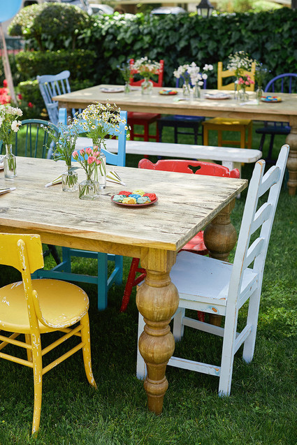 Modern circus 1st birthday party