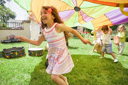 Modern circus 1st birthday party