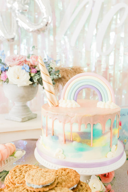 Unicorn birthday cake