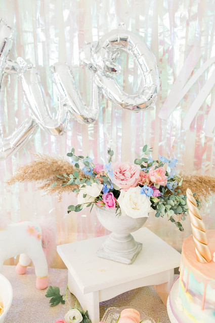 Pastel unicorn birthday party ideas