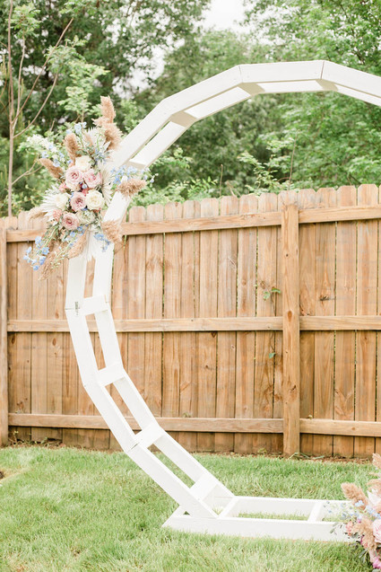 Floral hoop idea