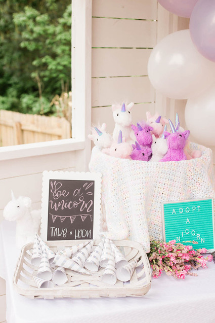 Pastel unicorn birthday party ideas