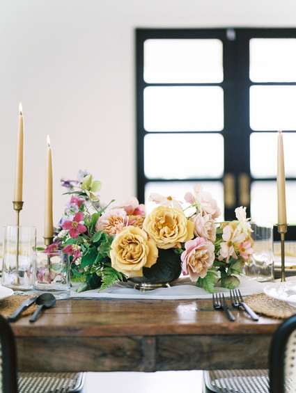 Black and yellow wedding ideas
