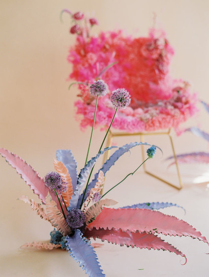 Modern pastel iridescent wedding ideas