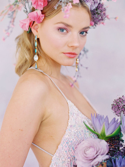 Modern pastel iridescent wedding ideas