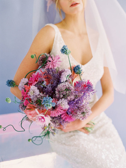 Purple bridal bouquet Inspiration