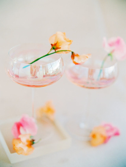 Iridescent cocktail glass Inspiration