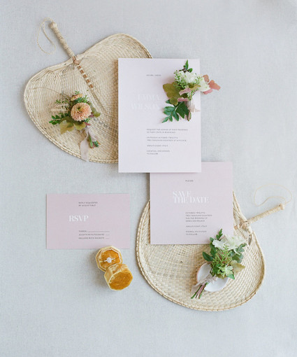 Elegant wedding invitations