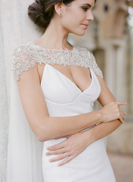 bridal cape idea