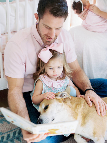 Pastel newborn and family photos