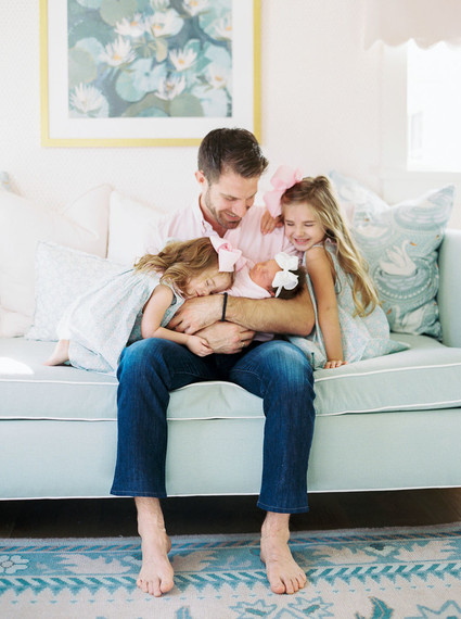 Pastel newborn photos
