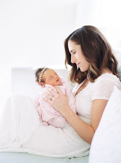 Pastel newborn photos