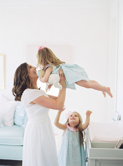 Pastel newborn and family photos