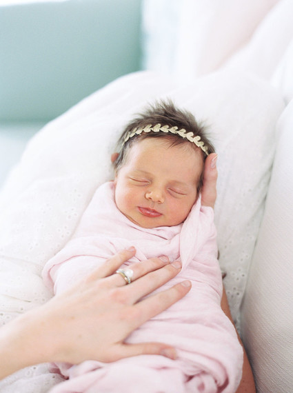 Pastel newborn photos