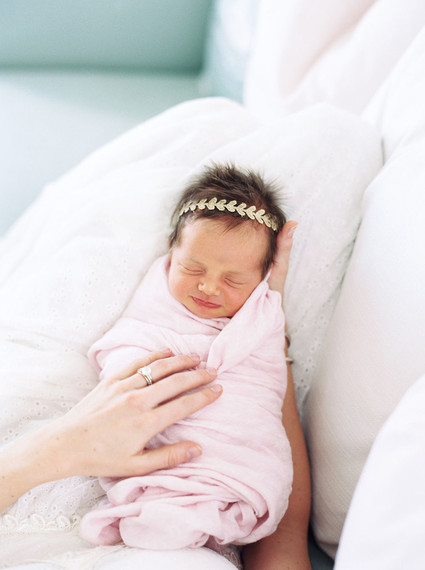 Pastel newborn photos