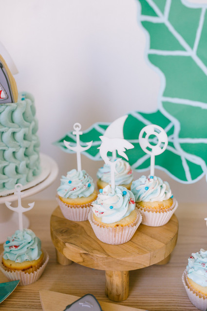 Boys shark themed birthday