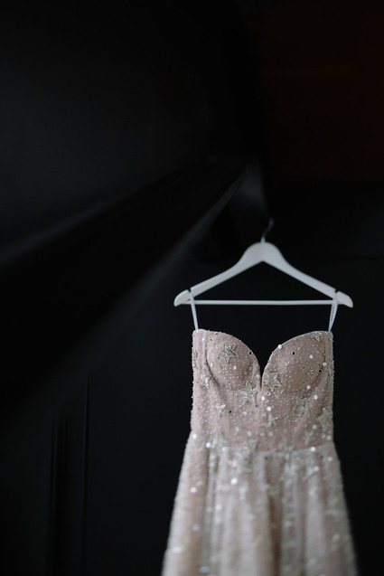 Sparkly wedding dress