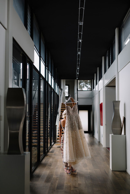 Sparkly wedding dress