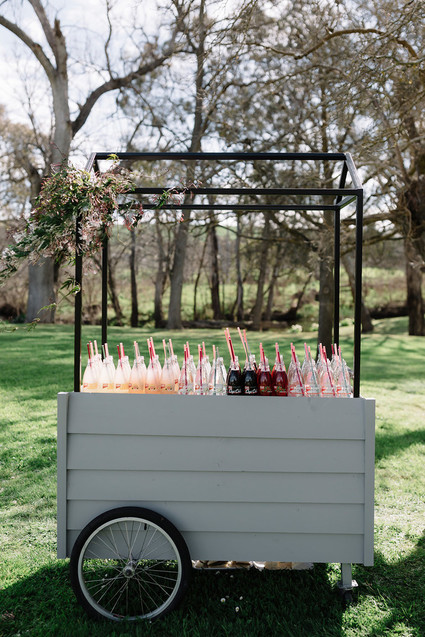 Wedding bar cart