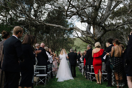 Floral wedding ceremony
