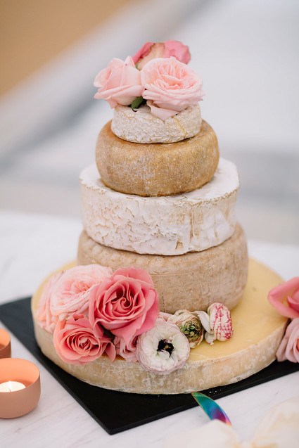 Cheese wedding cake