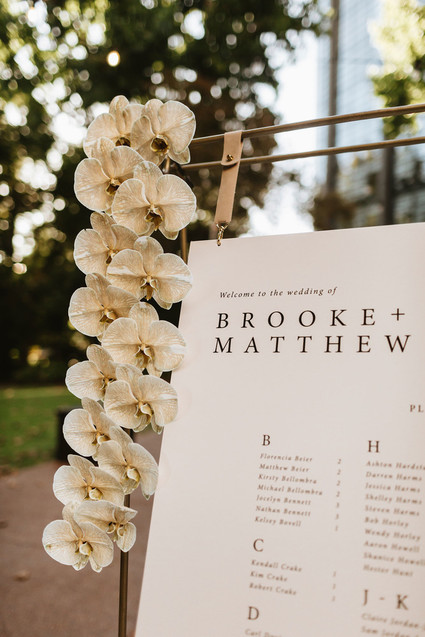 Modern seating chart