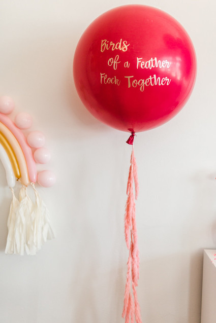 Birds of Feather Flock Together girl's birthday party