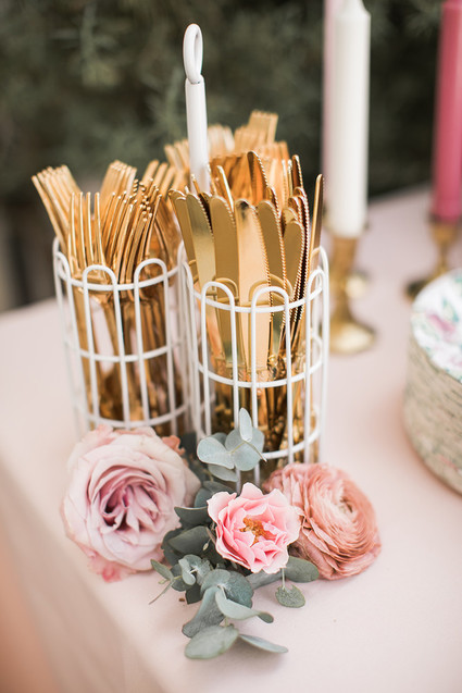 Pink floral French first birthday party