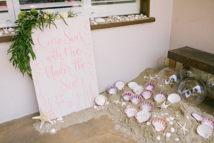 Under the sea themed girls party