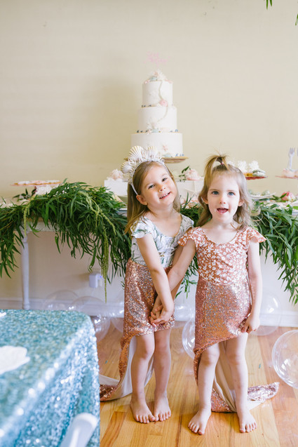 Under the sea themed girls party