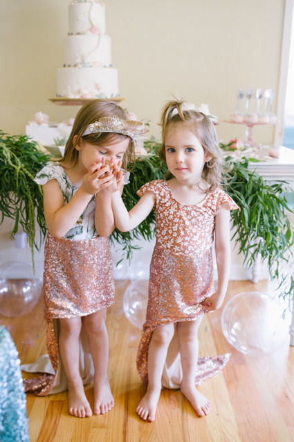 Under the sea themed girls party