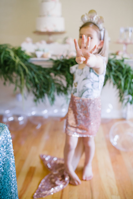 Under the sea themed girls party