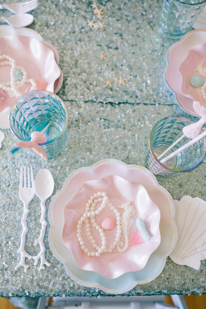 Under the sea themed girls party