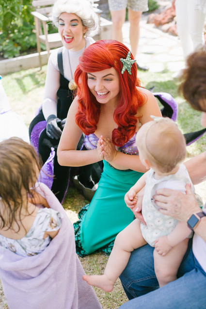 Under the sea themed girls party