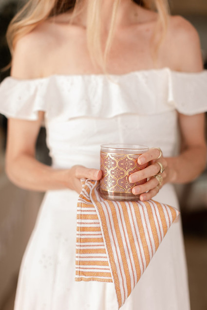 summer baby shower with dried florals