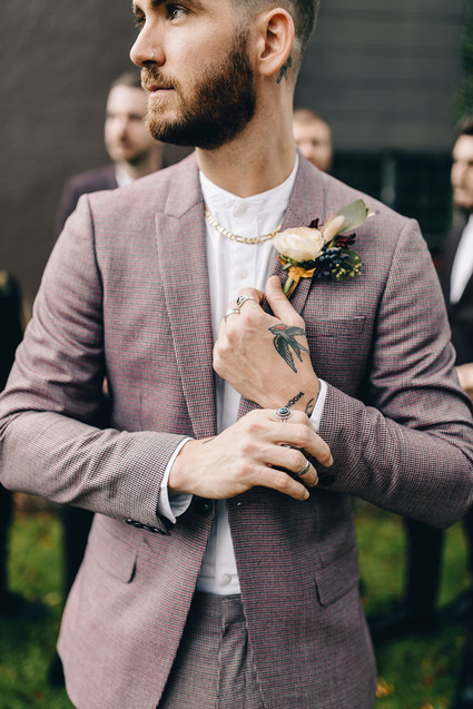 Jewel toned bohemian wedding