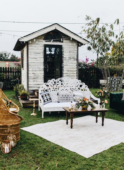 Jewel toned bohemian wedding