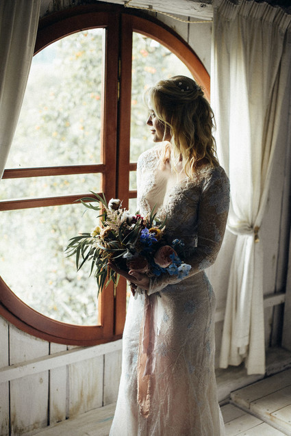 Custom wedding dress