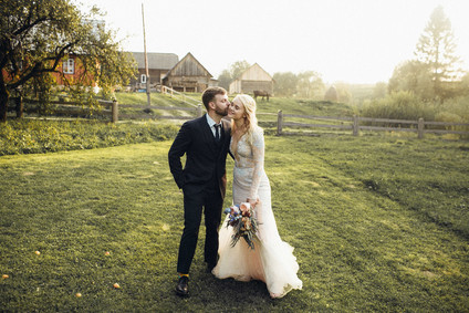 Custom wedding dress