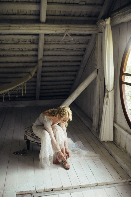 Custom wedding dress