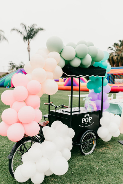 Pastel balloons for party