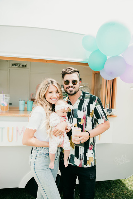 Rainbow pastel twin birthday party