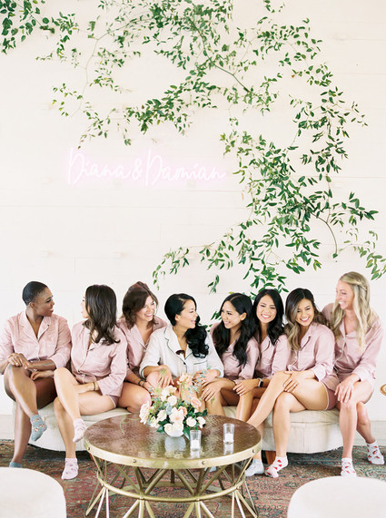 Brides getting ready