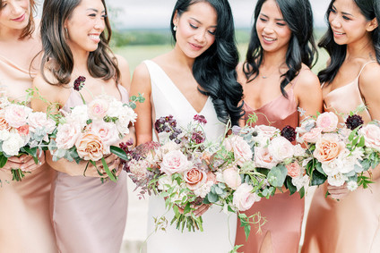 Bridesmaid slip dresses