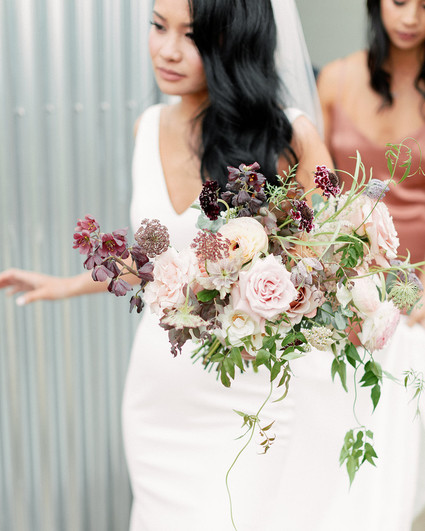 Spring bridal bouquet