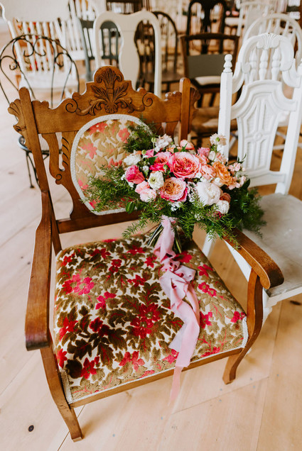 Spring bridal bouquet