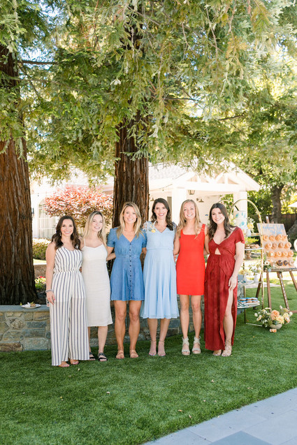 Blue + yellow celestial themed baby shower Inspiration