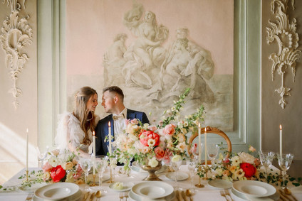 Elegant european wedding cake