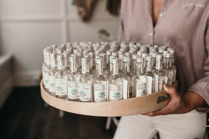 Vintage coastal wedding decor