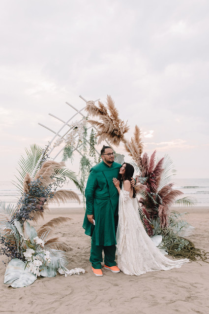 Bohemian Indian wedding